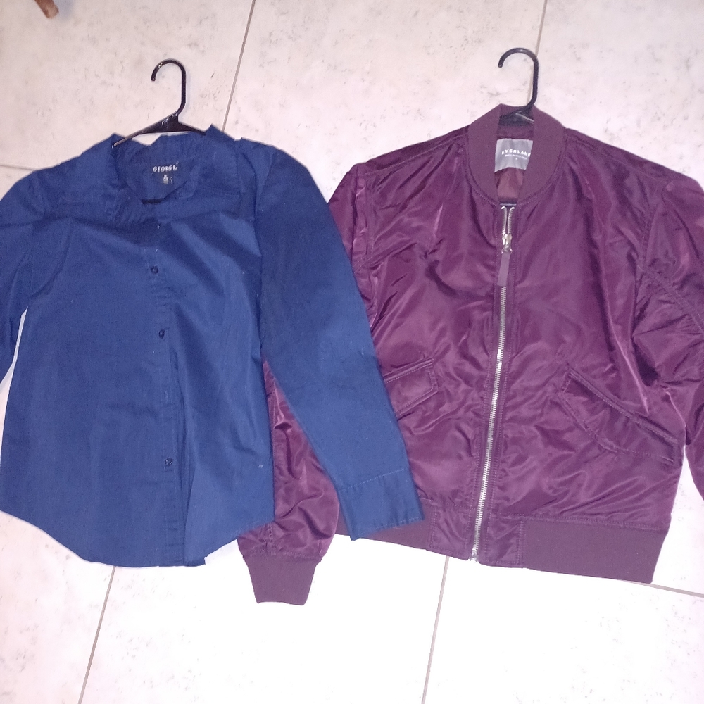 Dress shirt and jacket